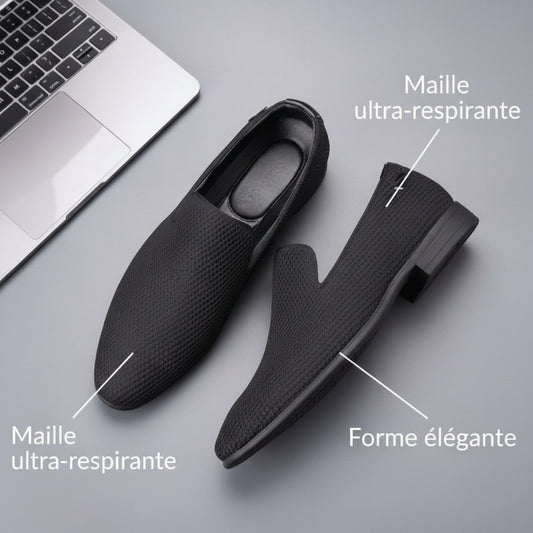 Mocassin Maille Respirante Noir