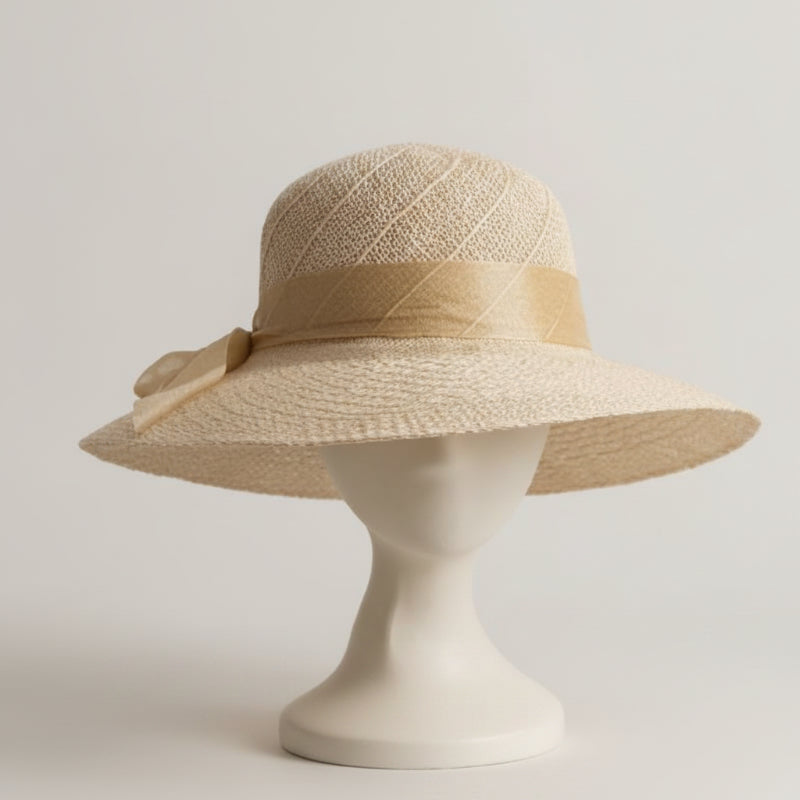 Chapeau Paille Fleurs Naturel