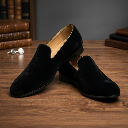 Mocassin Daim Noir