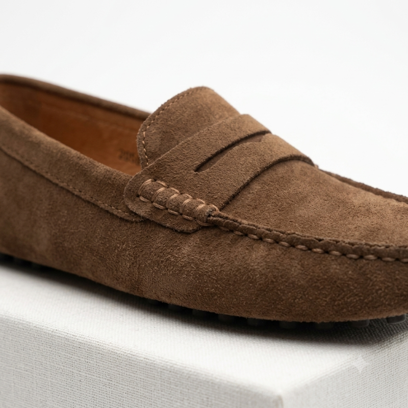 Mocassin Penny Daim Camel