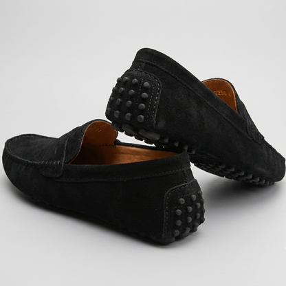 Mocassin Penny Daim Noir