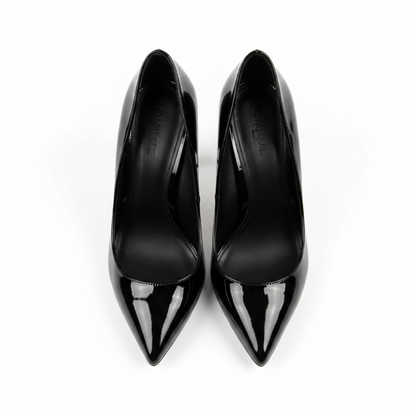 Escarpins talon aiguille noir - vue dessus