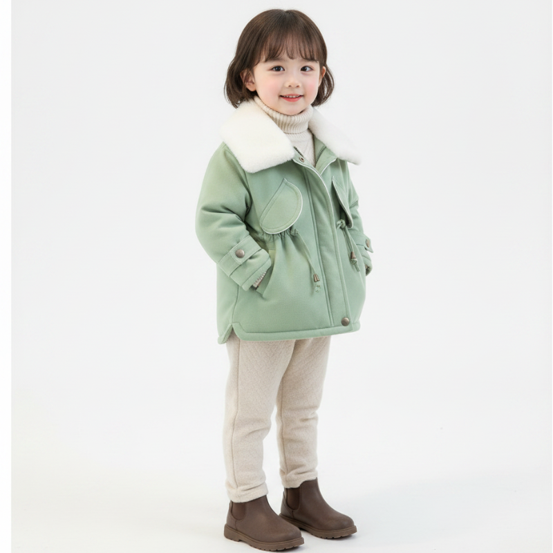 Veste hiver enfant - vue de côté