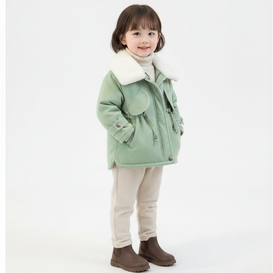 Veste hiver enfant - vue de côté