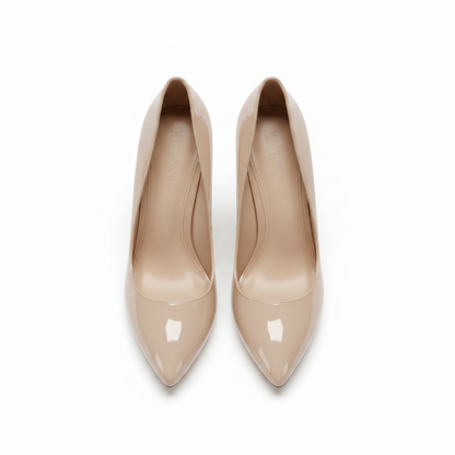 Escarpins talon aiguille nude - vue dessus