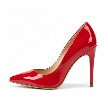 Escarpins talon aiguille rouge - vue droite