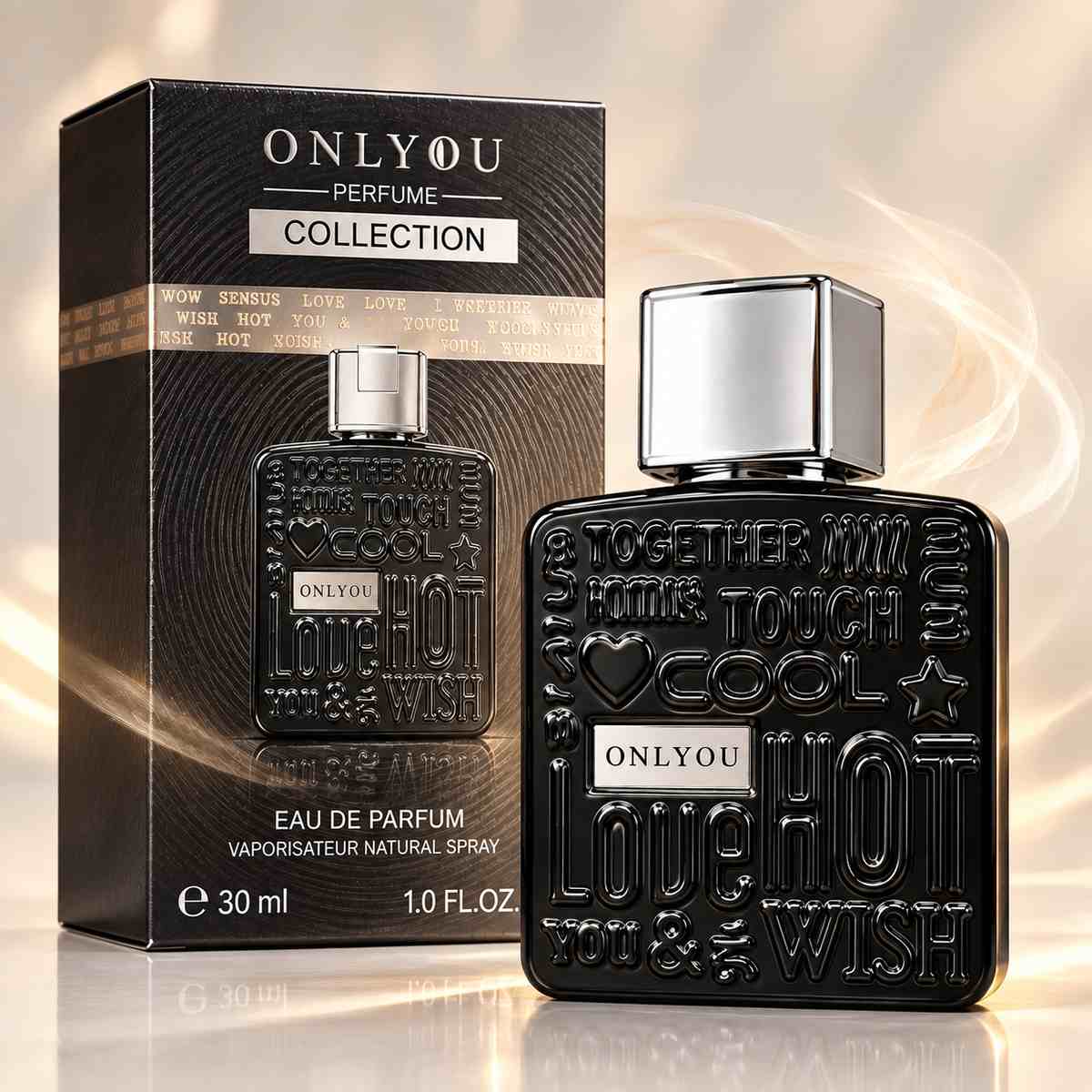 Parfum ONLYOU 9010286 noir 30 ml — flacon et étui