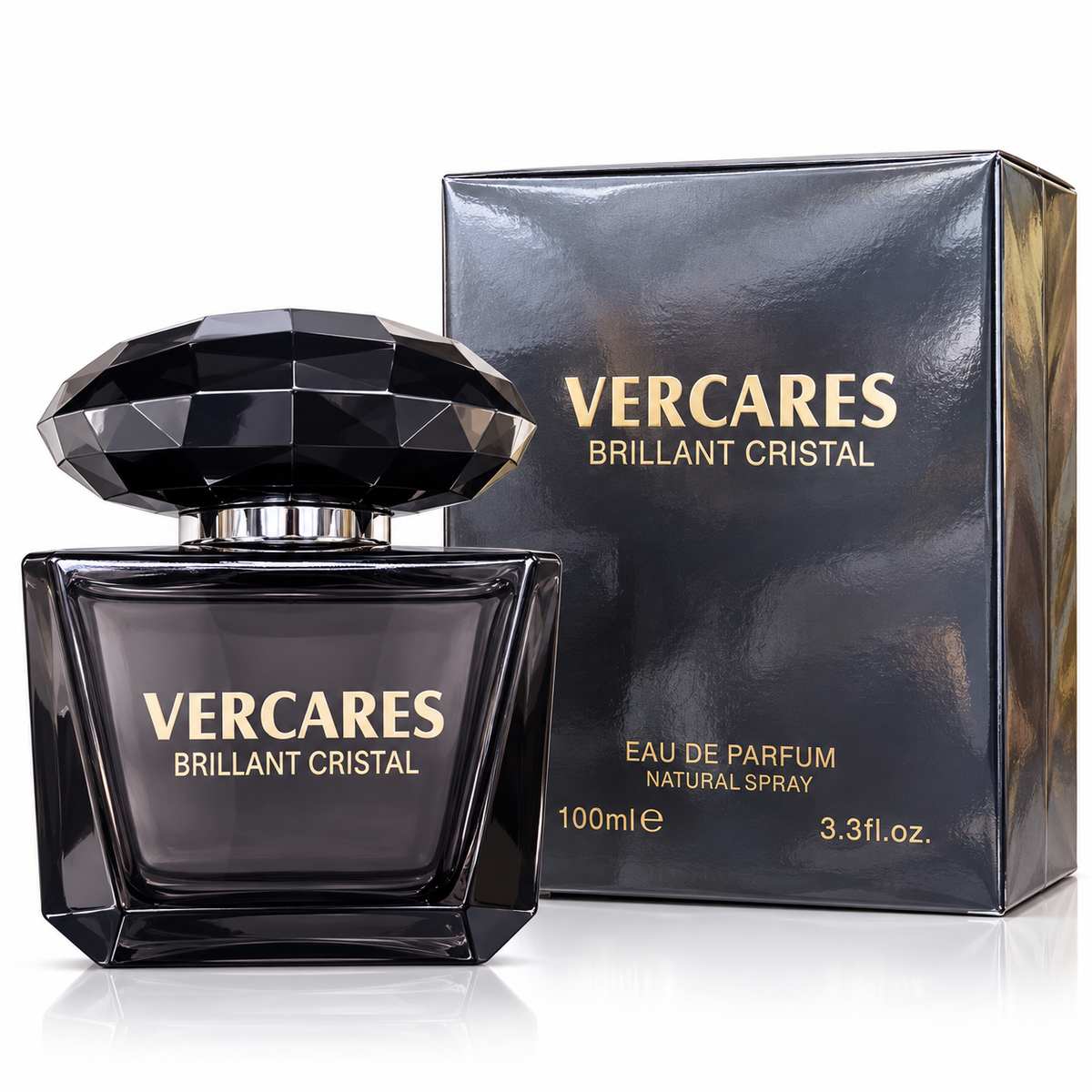 Vercares Brillant Cristal Eau de Parfum 100 ml flacon et boîte