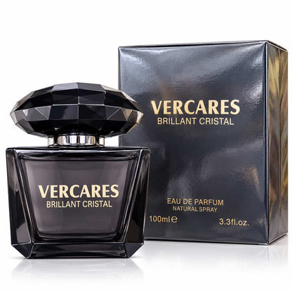 Vercares Brillant Cristal Eau de Parfum 100 ml flacon et boîte